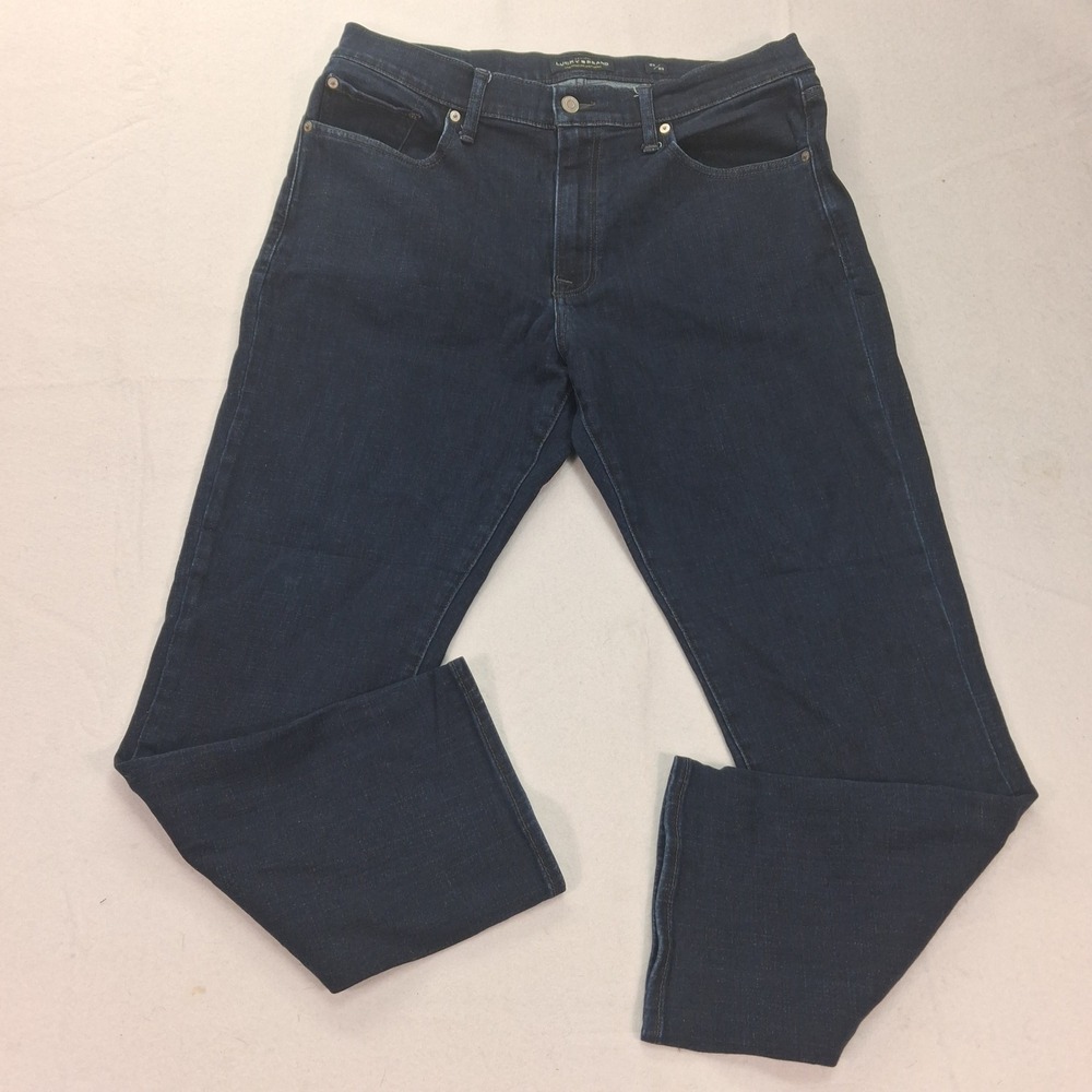 Lucky Brand Jeans Mens 36 410 Athletic Slim Blue Coolmax Stretch EUC